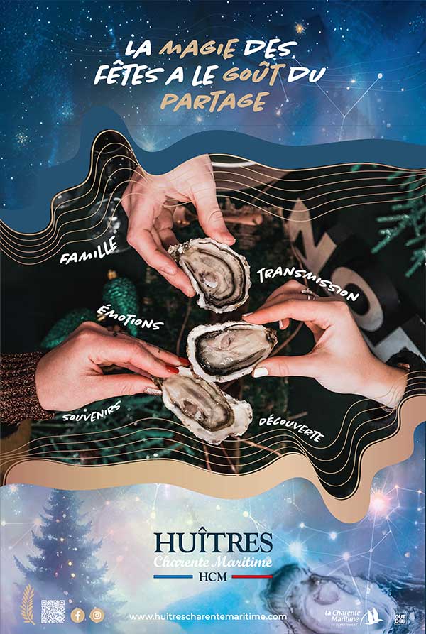 affiche Huitres Charente Maritime