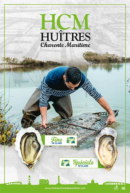 affiche Huitres Charente Maritime