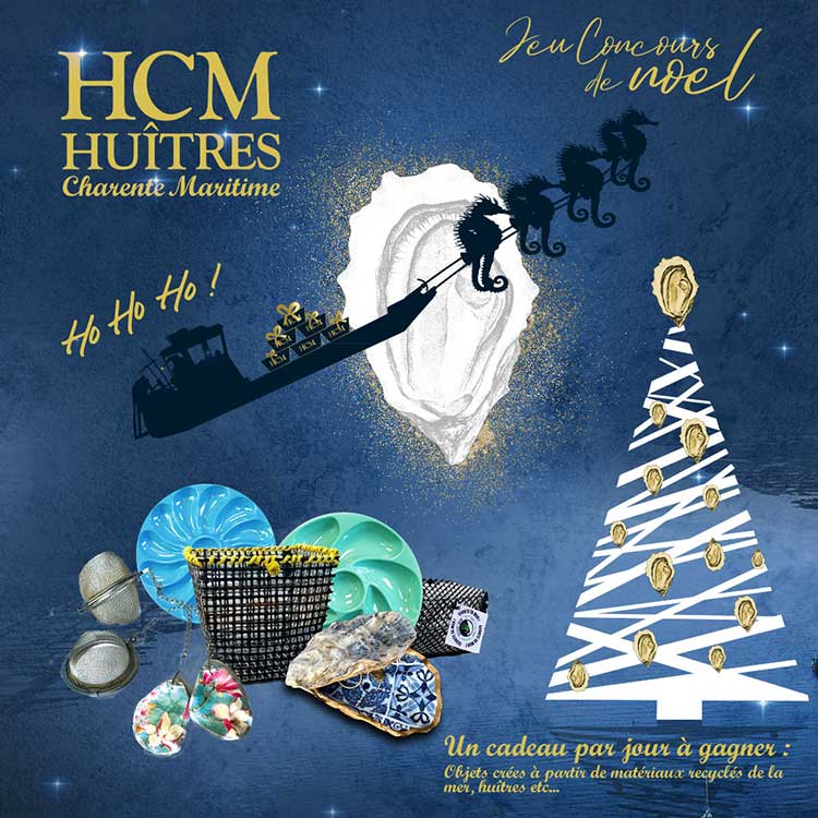 jeux Huîtres charente Maritime cadeaux de Noël 2023