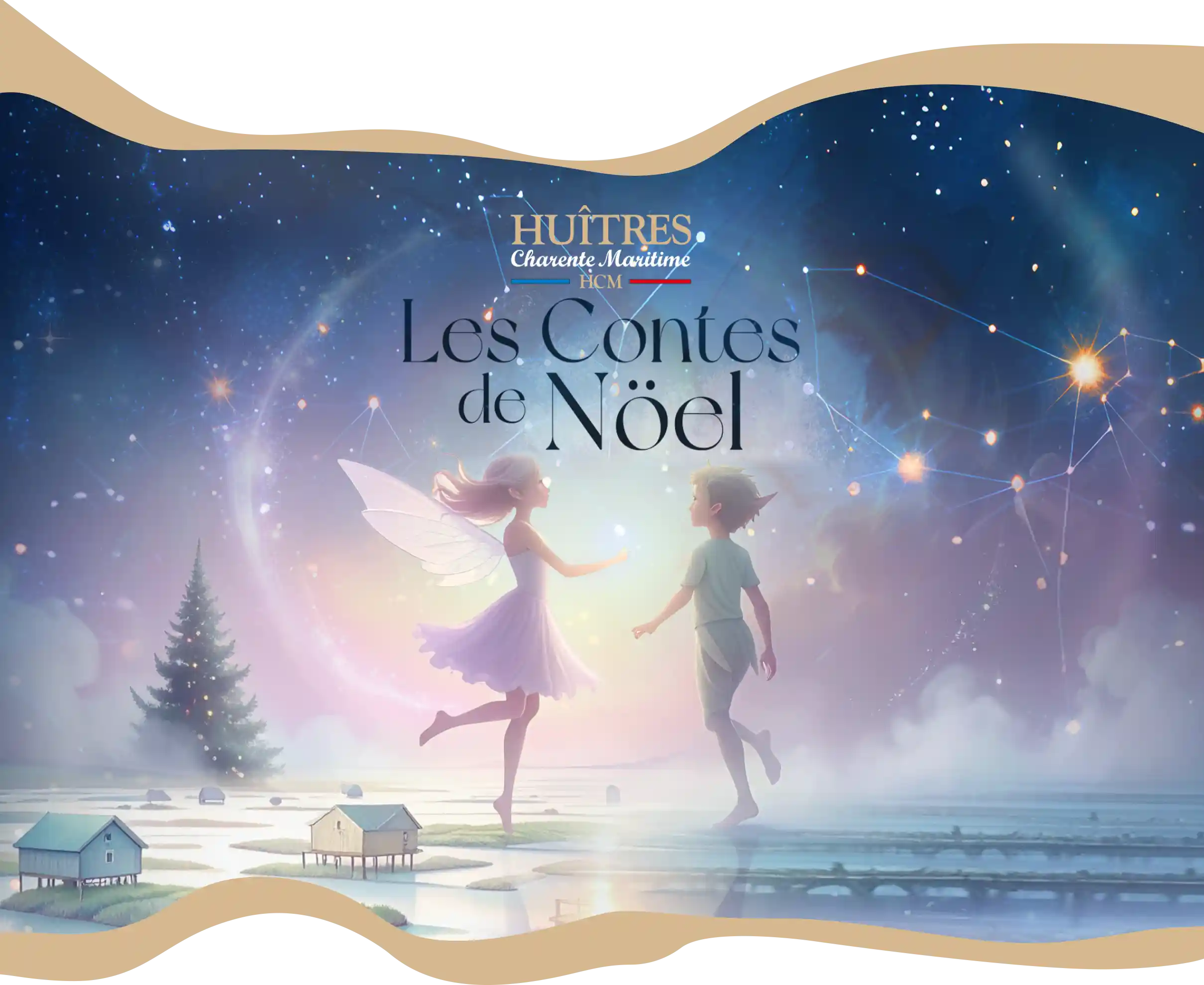 Huîtres Charente Maritime les contes de Noël 2025